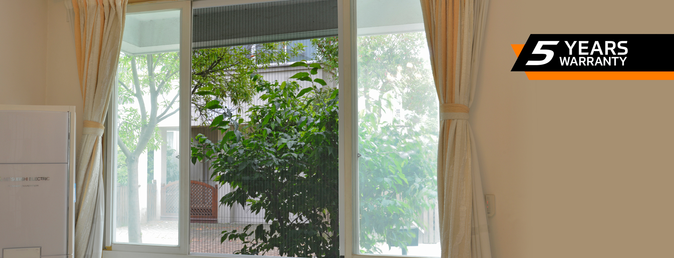 pleated-mosquito-net-for-window